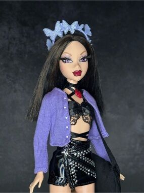 Custom OOAK MyScene Nolee Doll Gothic – Masquerade Madness Line